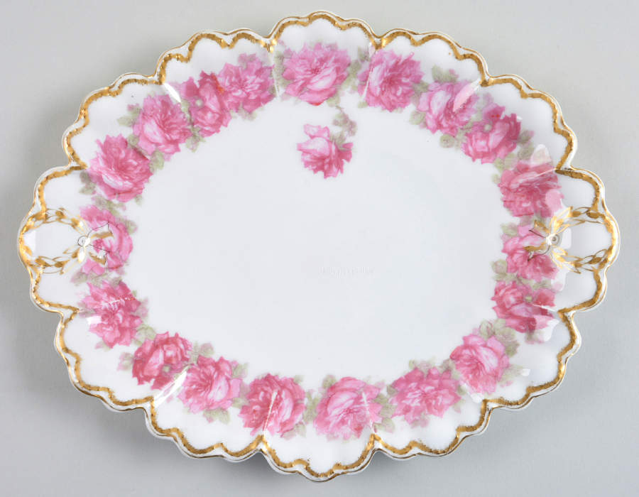 Schleiger 55 11" Oval Serving Platter by Haviland-1