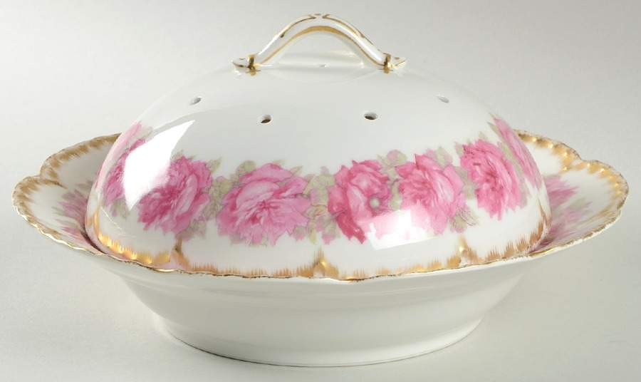 Schleiger 55 Muffin Dish & Lid by Haviland-1