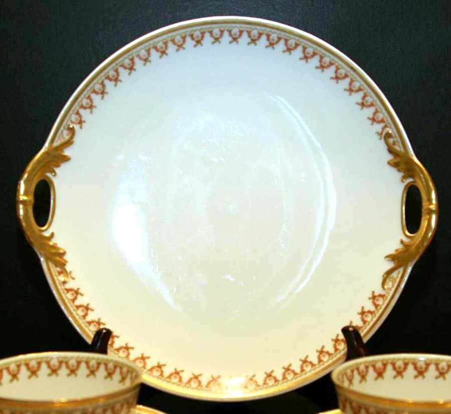 Schleiger 552 Handled Cake Plate by Haviland-1