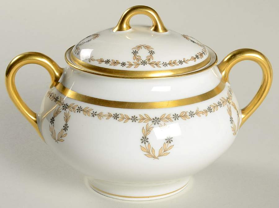 Schleiger 557 Sugar Bowl & Lid by Haviland-1