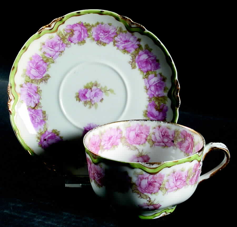 Schleiger 55G Oversized Cup & Saucer Set by Haviland-1