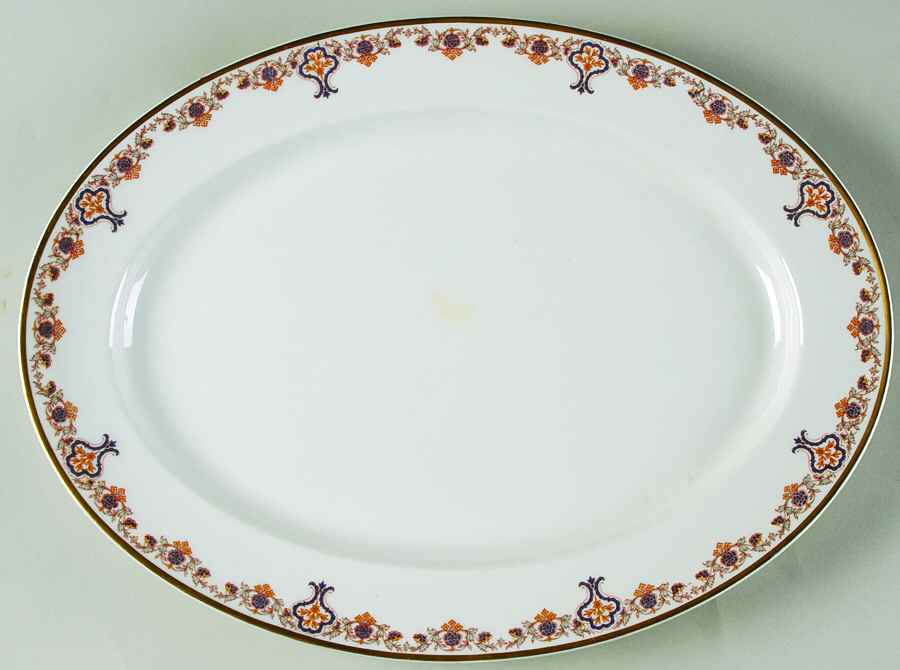 Schleiger 561 16" Oval Serving Platter by Haviland-1