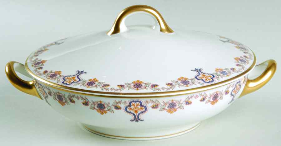 Schleiger 561 Round Covered Vegetable by Haviland-1