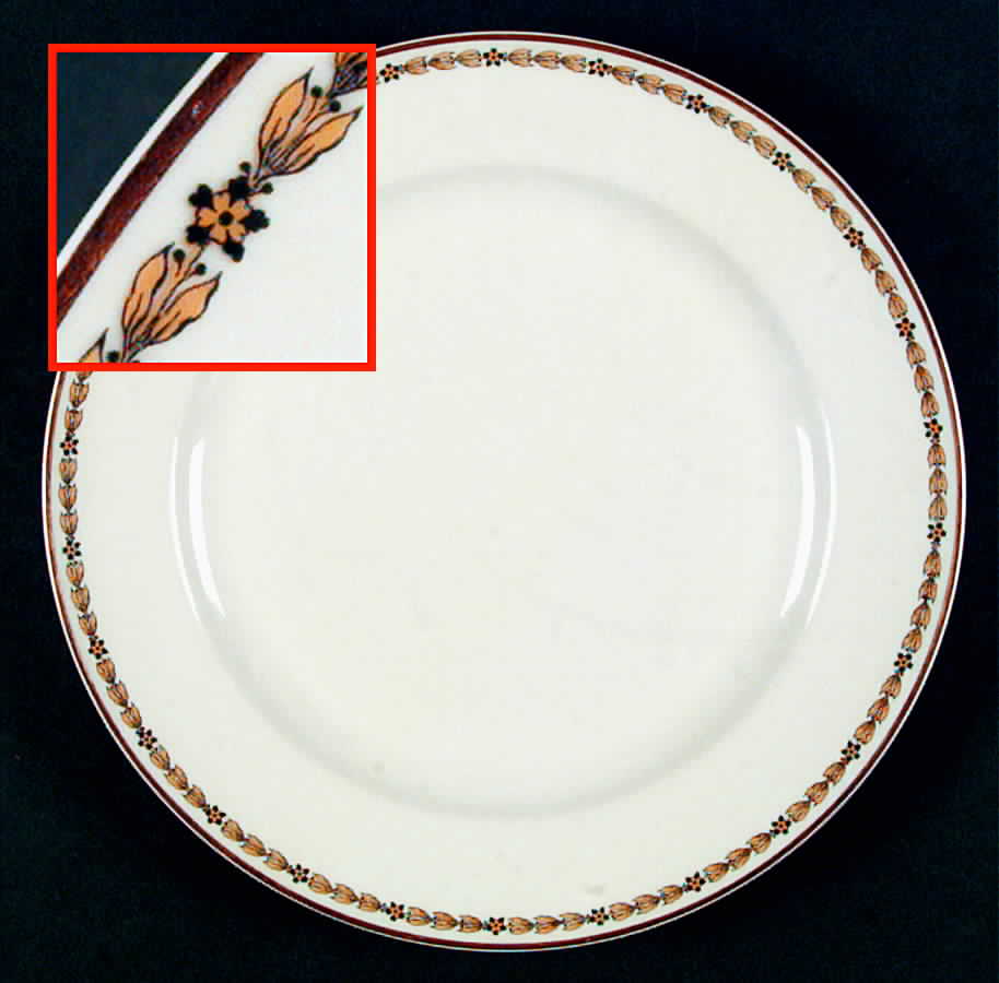 Schleiger 563 Dinner Plate by Haviland-1