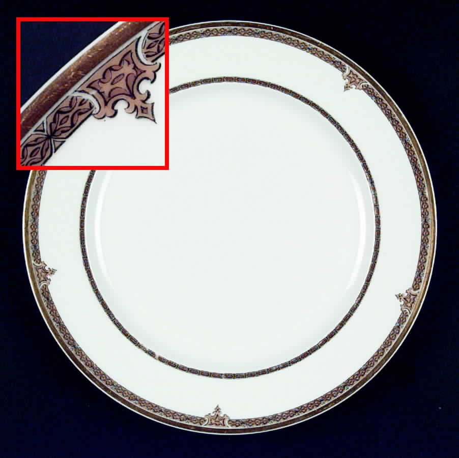 Schleiger 564 Dinner Plate by Haviland-1