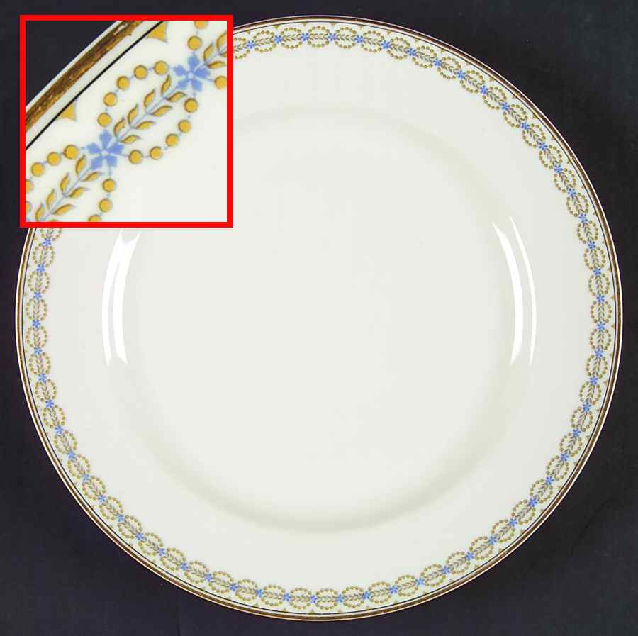 Schleiger 565 Dinner Plate by Haviland-1