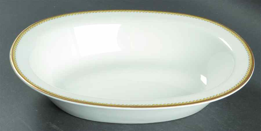 Schleiger 567 10" Oval Vegetable Bowl by Haviland-1
