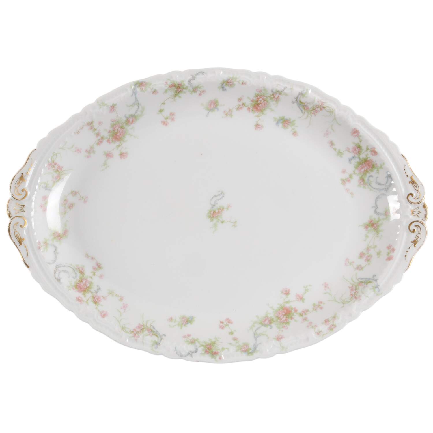 Schleiger 57 14" Oval Serving Platter by Haviland-1