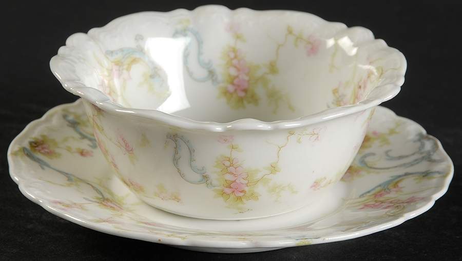 Schleiger 57 Ramekin & Saucer Set by Haviland-1