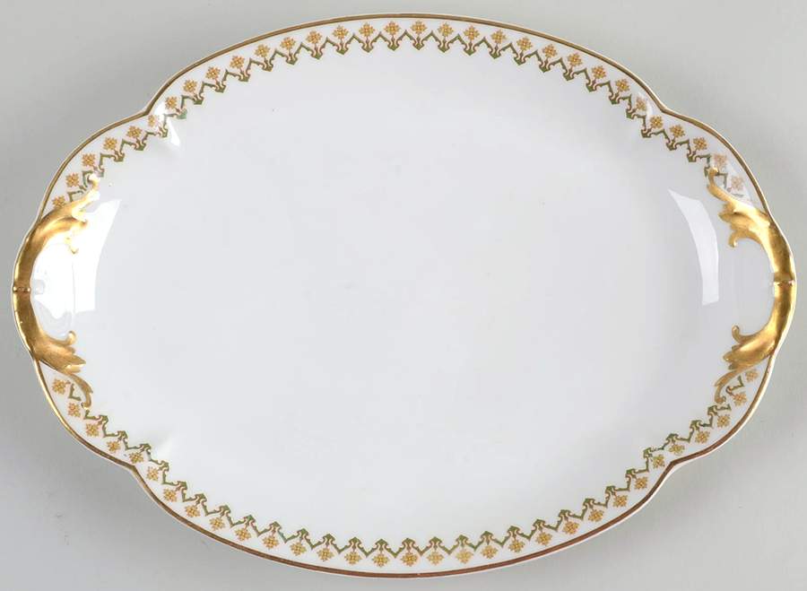 Schleiger 570 11" Oval Serving Platter by Haviland-1