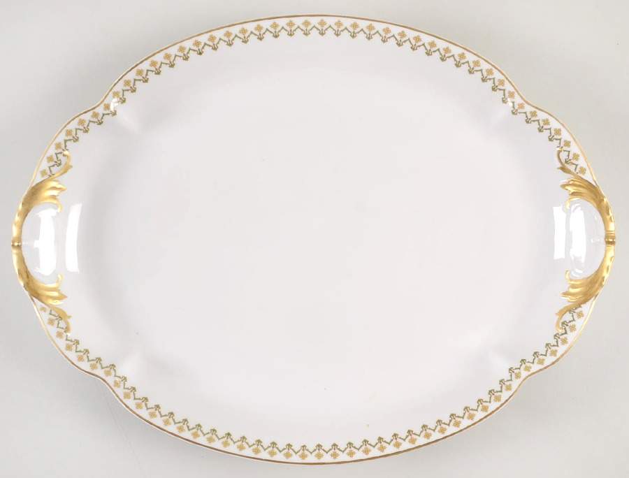 Schleiger 570 16" Oval Serving Platter by Haviland-1