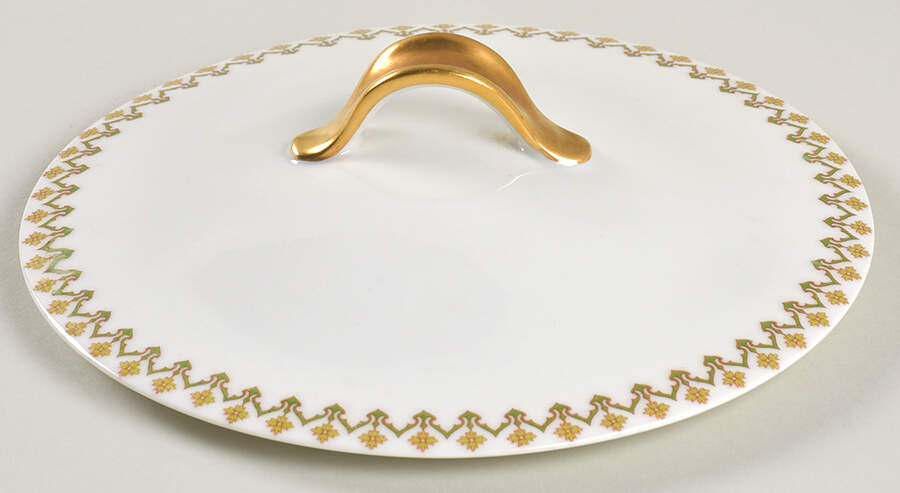 Schleiger 570d Lid for Round Vegetable by Haviland-1