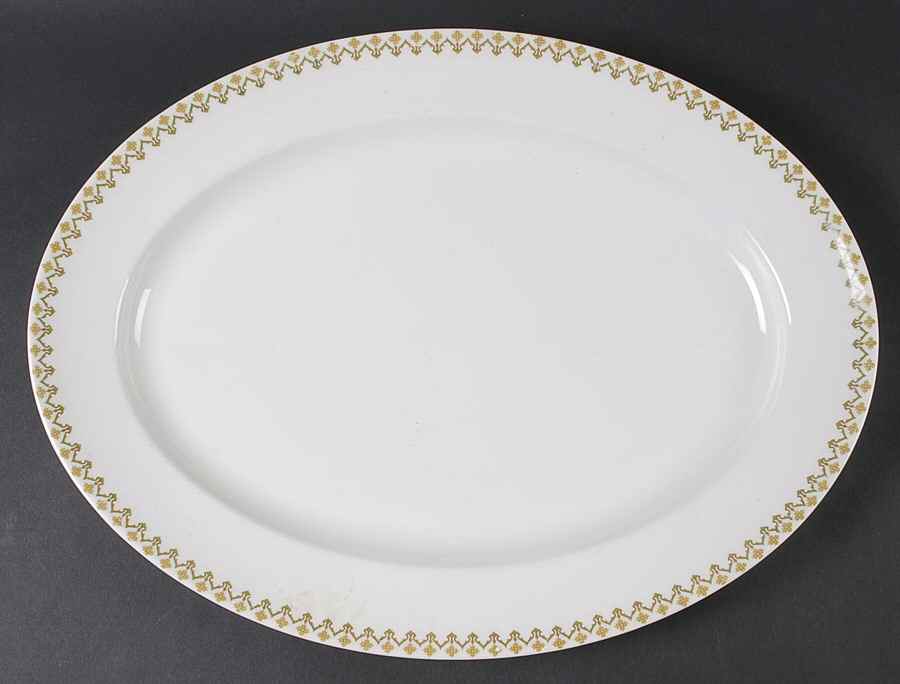 Schleiger 570d 16" Oval Serving Platter by Haviland-1