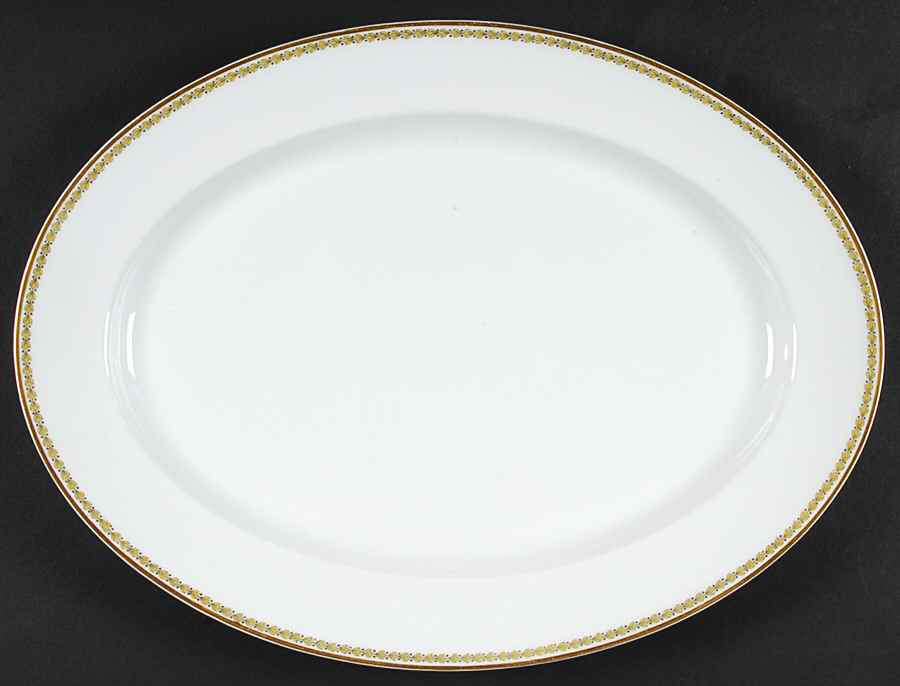 Schleiger 573 16" Oval Serving Platter by Haviland-1