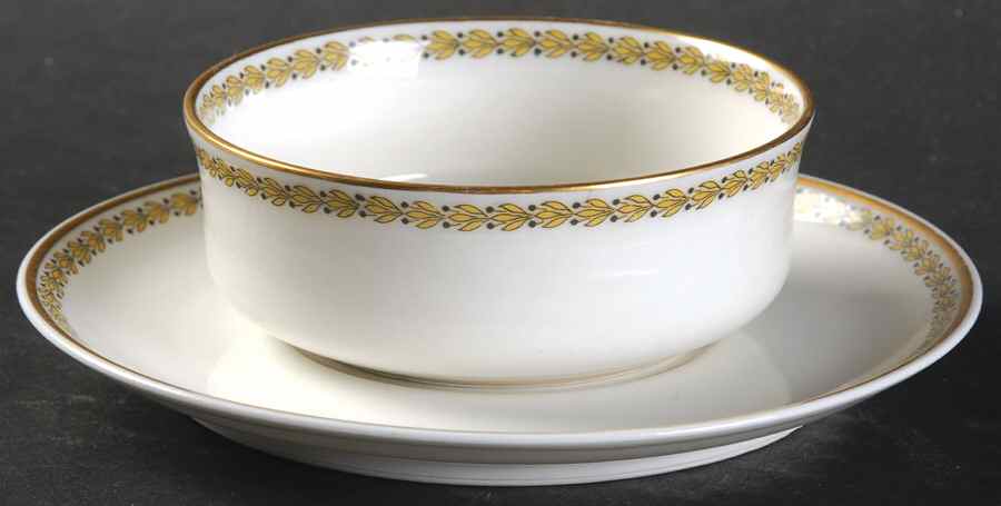 Schleiger 573 Ramekin & Saucer Set by Haviland-1