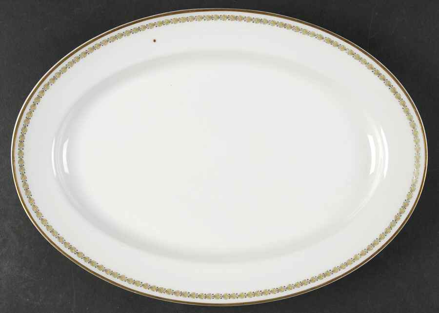 Schleiger 573 11" Oval Serving Platter by Haviland-1