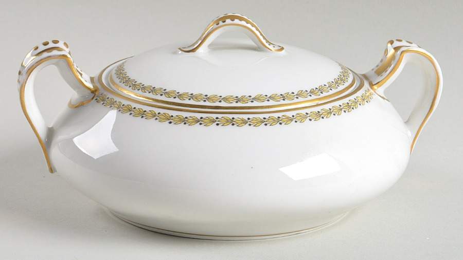 Schleiger 573 Sugar Bowl & Lid by Haviland-1