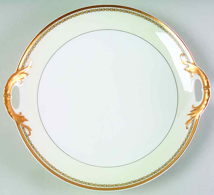 Schleiger 573a Handled Cake Plate by Haviland-1