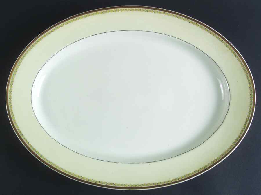 Schleiger 573a 16" Oval Serving Platter by Haviland-1