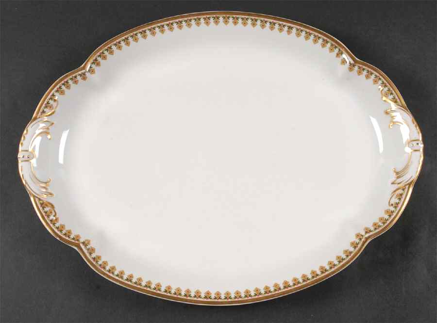 Schleiger 574 16" Oval Serving Platter by Haviland-1