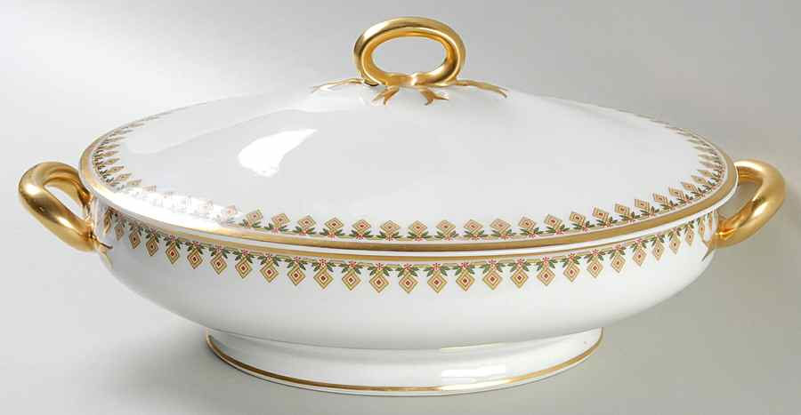 Schleiger 574 Oval Covered Vegetable by Haviland-1