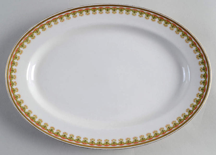 Schleiger 575 11" Oval Serving Platter by Haviland-1
