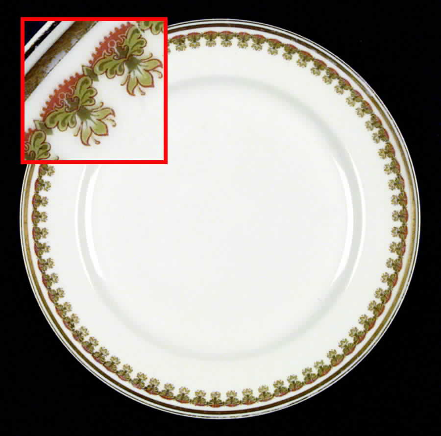 Schleiger 575 Dinner Plate by Haviland-1