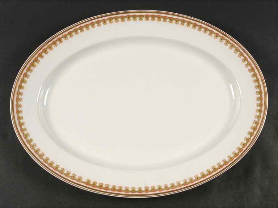 Schleiger 575 16" Oval Serving Platter by Haviland-1