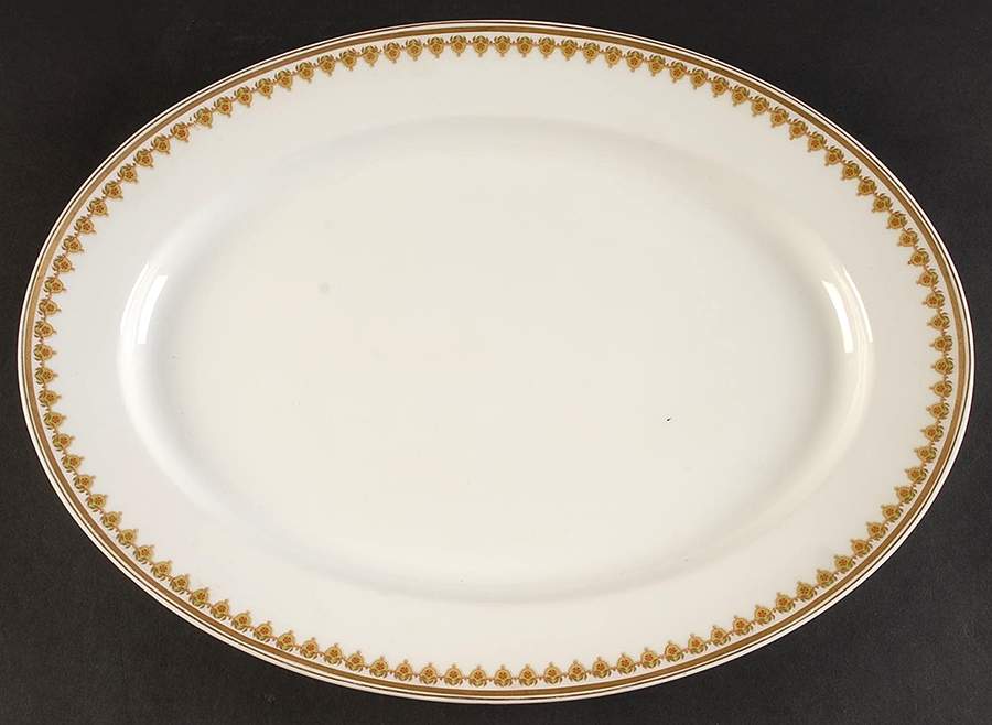 Schleiger 576 16" Oval Serving Platter by Haviland-1