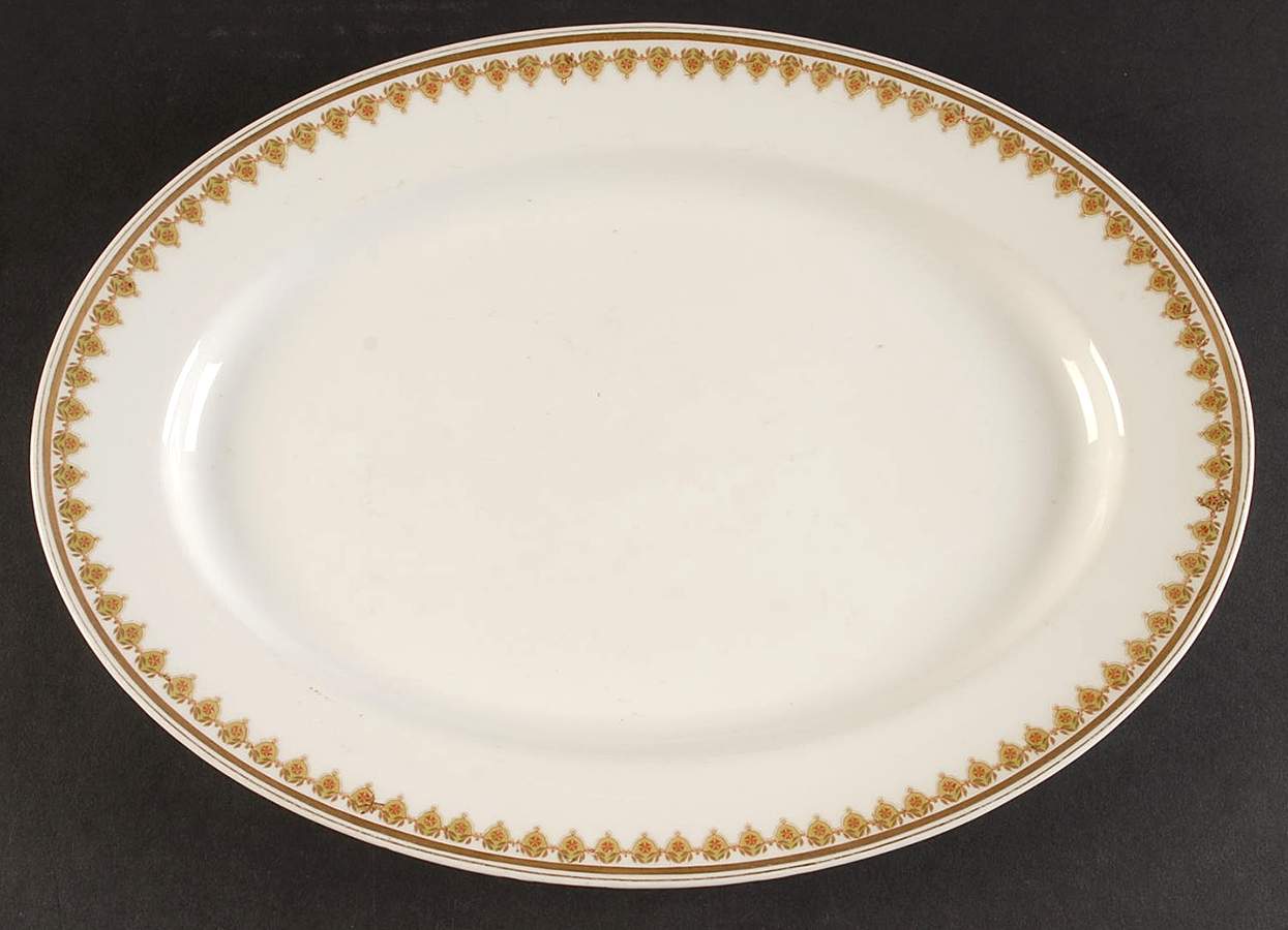Schleiger 576 13" Oval Serving Platter by Haviland-1