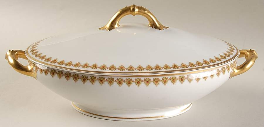Schleiger 576 Oval Covered Vegetable by Haviland-1