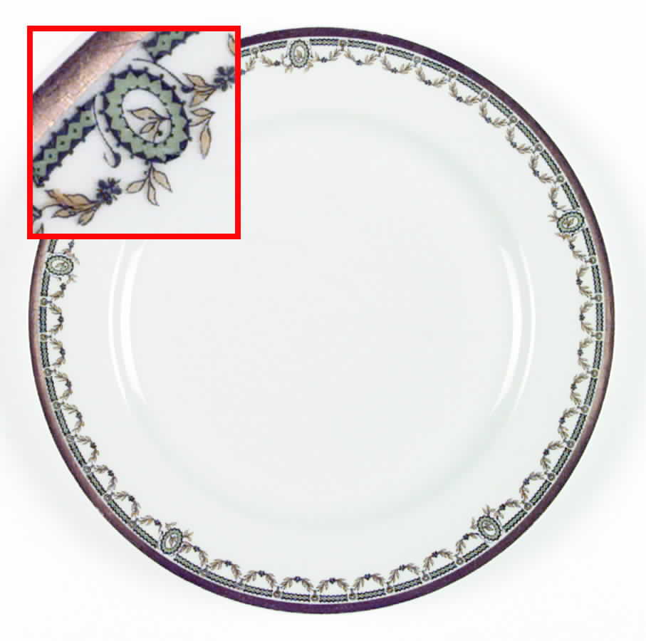 Schleiger 577A Dinner Plate by Haviland-1