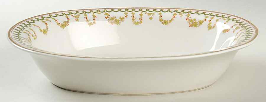 Schleiger 579 10" Oval Vegetable Bowl by Haviland-1
