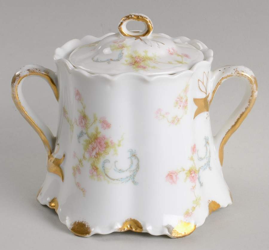 Schleiger 57A Sugar Bowl & Lid by Haviland-1