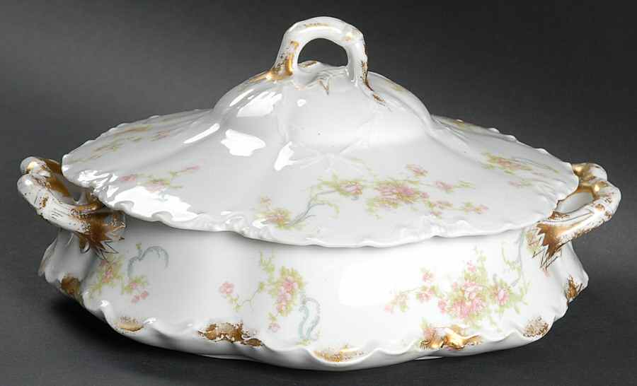 Schleiger 57A Round Covered Vegetable by Haviland-1