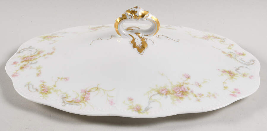 Schleiger 57B Lid for Oval Vegetable by Haviland-1