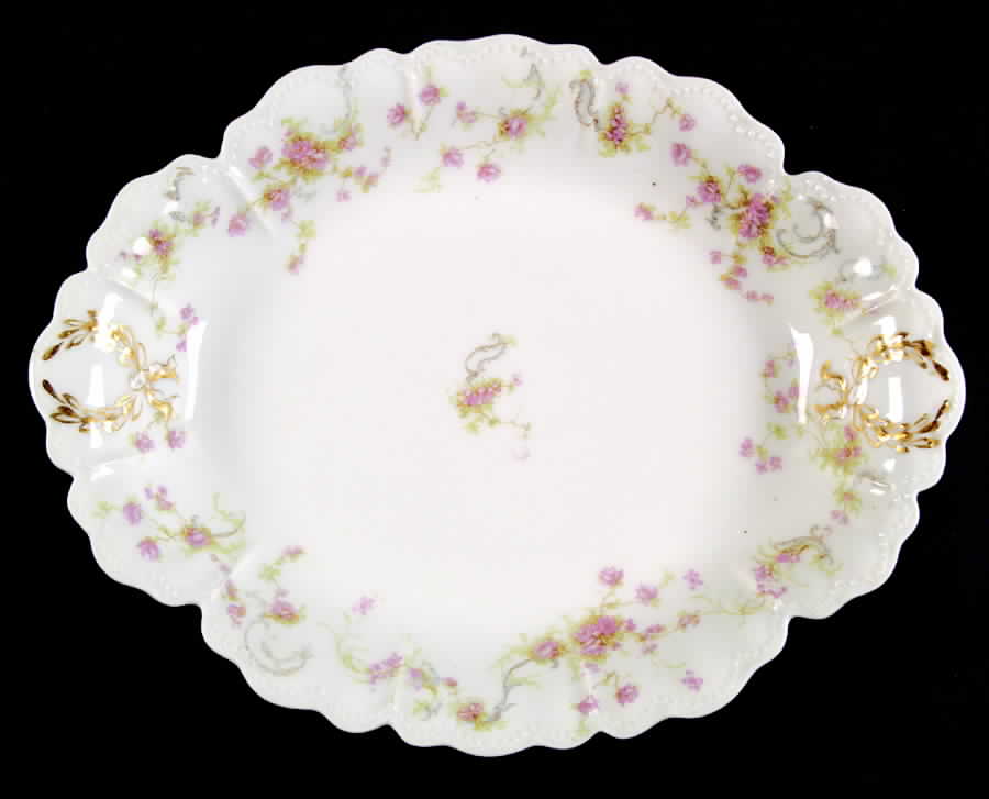 Schleiger 57B 11" Oval Serving Platter by Haviland-1