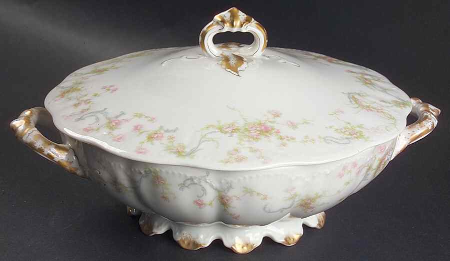 Schleiger 57B Round Covered Vegetable by Haviland-1