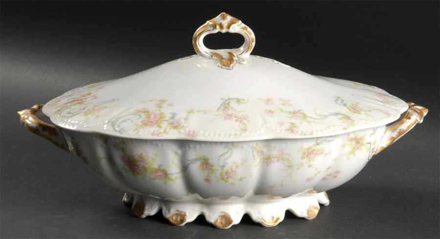 Schleiger 57B Oval Covered Vegetable by Haviland-1