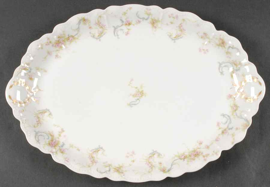 Schleiger 57B 14" Oval Serving Platter by Haviland-1