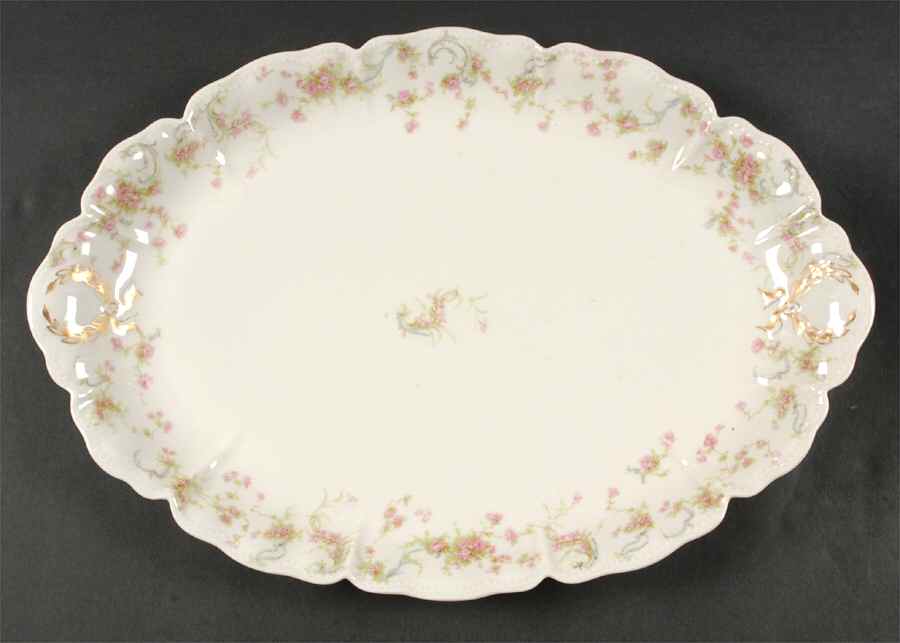Schleiger 57B 16" Oval Serving Platter by Haviland-1