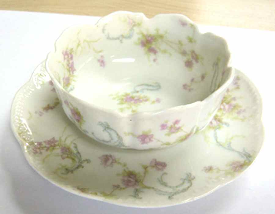 Schleiger 57B Ramekin & Saucer Set by Haviland-1