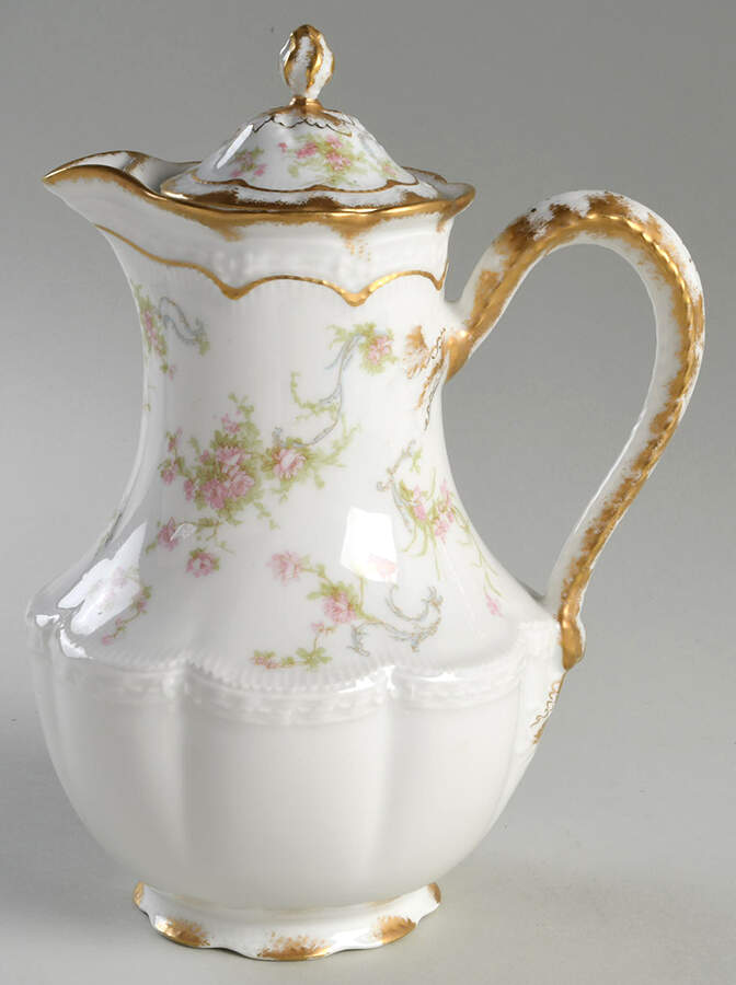 Schleiger 57G Chocolate Pot & Lid by Haviland-1