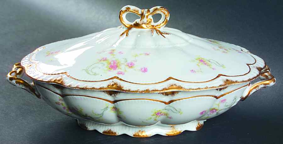 Schleiger 57G Oval Covered Vegetable by Haviland-1