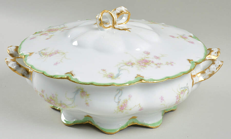 Schleiger 57H Round Covered Vegetable by Haviland-1