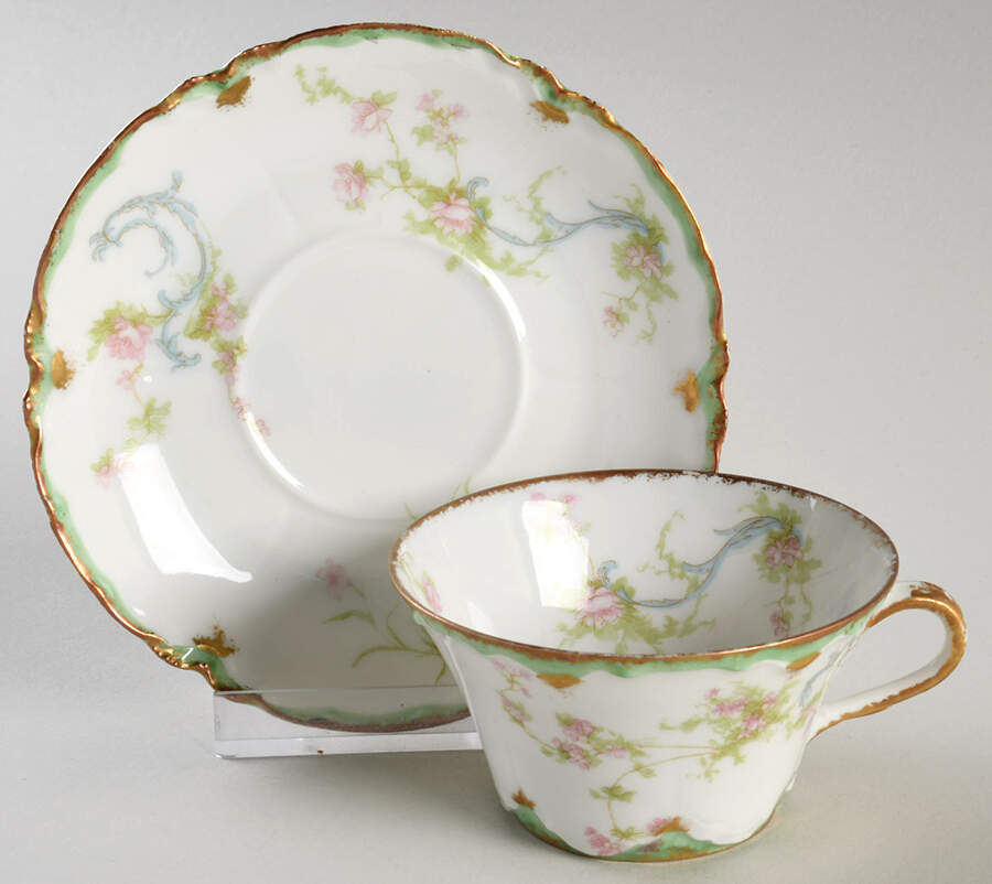 Schleiger 57H Demitasse Cup & Saucer Set by Haviland-1