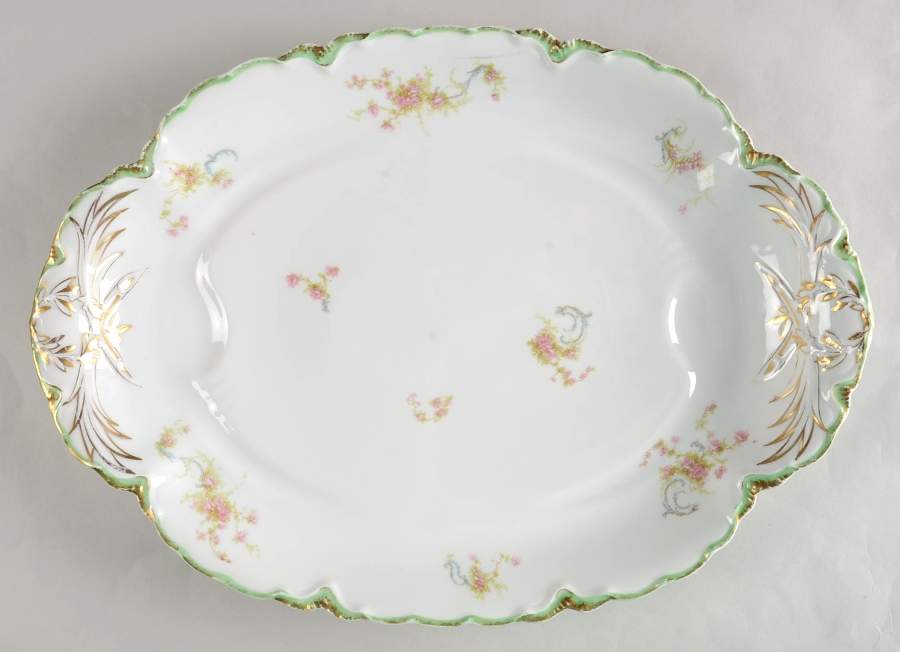 Schleiger 57H 18" Oval Serving Platter by Haviland-1