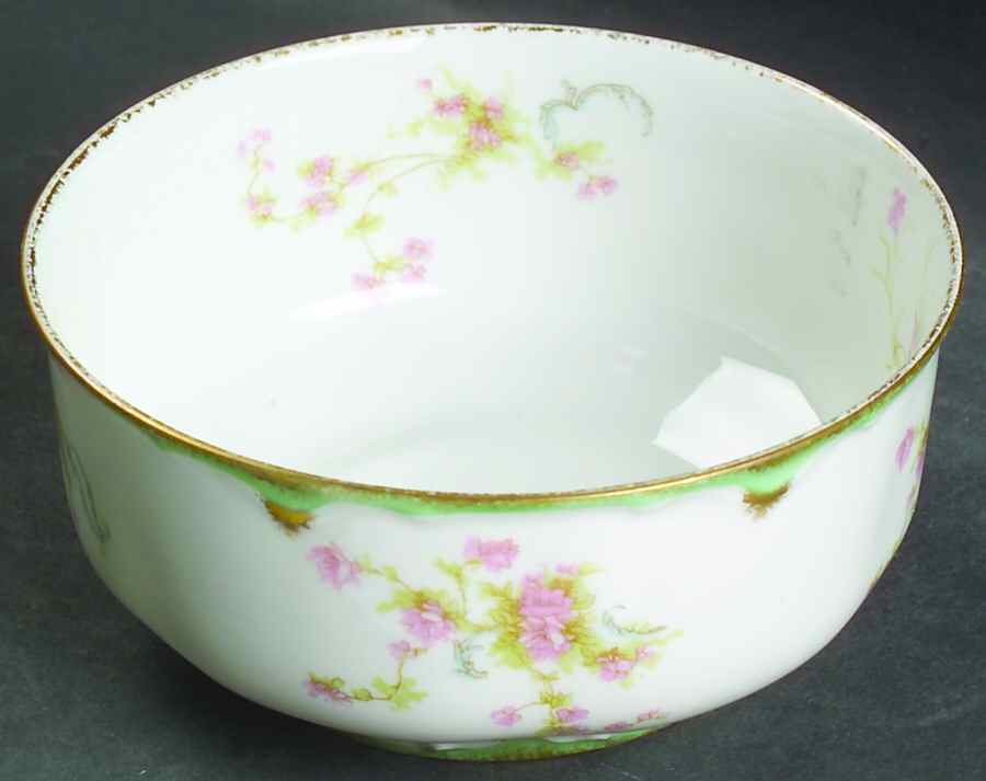 Schleiger 57H Cranberry Bowl by Haviland-1