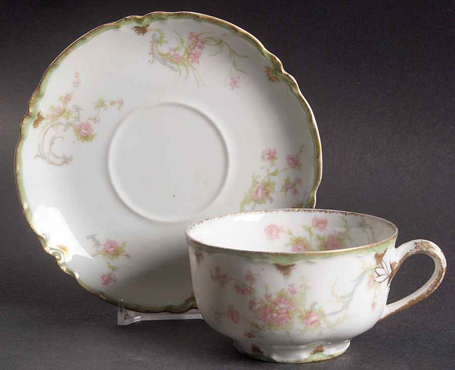 Schleiger 57H Oversized Cup & Saucer Set by Haviland-1
