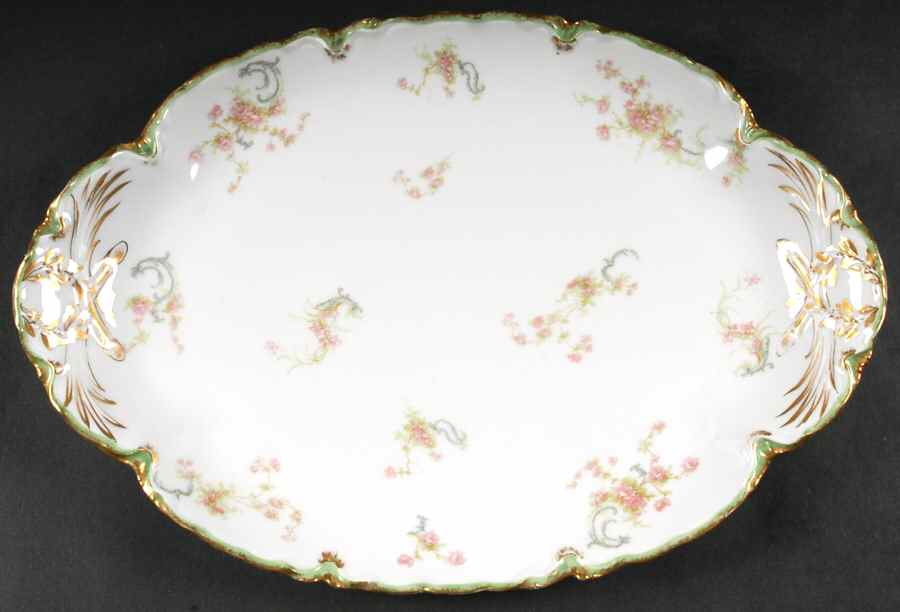 Schleiger 57H 15" Oval Serving Platter by Haviland-1